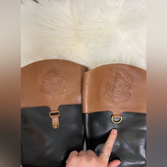 Franco Sarto riding boots Leather Comfort Zip Up Good condition Size US 5.5 M - Picture 11 of 13